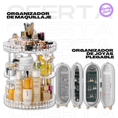 Organizador de Maquillaje Giratorio + Envio Gratis