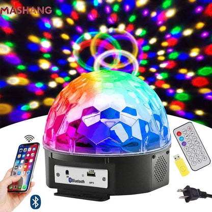 Led luces magicas con mp3 y bluetooth